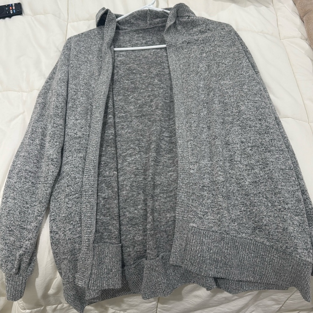 Grey cardigan